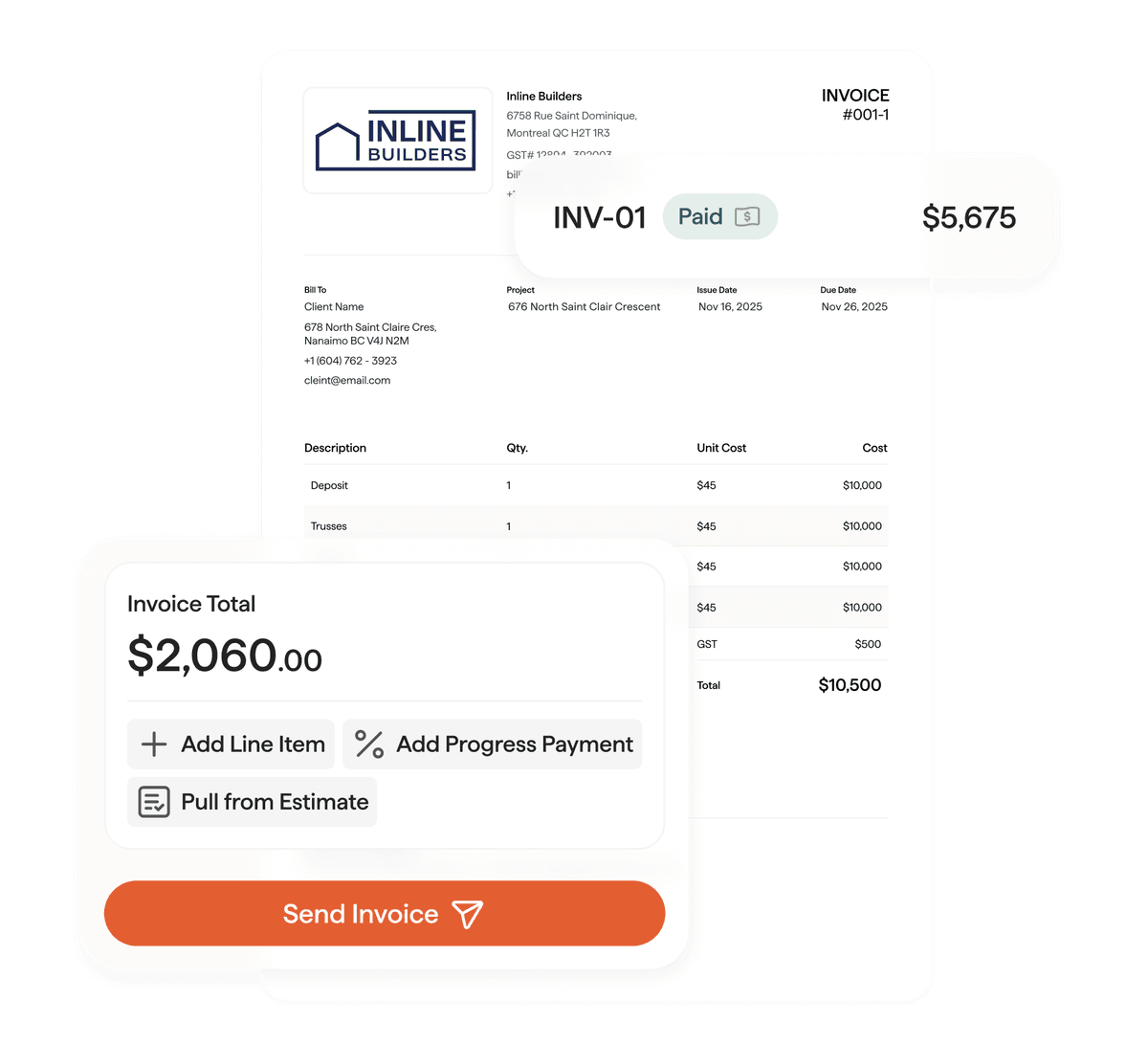 Professional Invoicing illustration